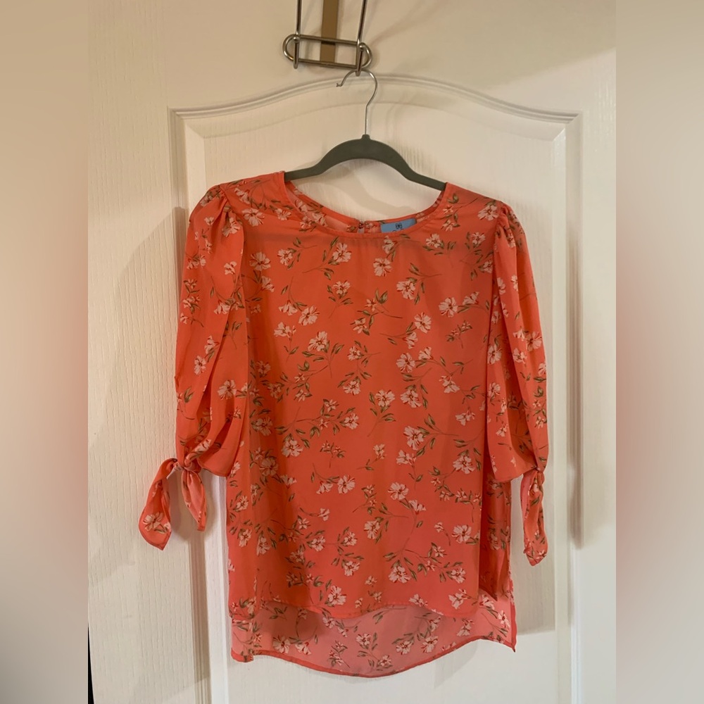 CeCe Peach Blouse